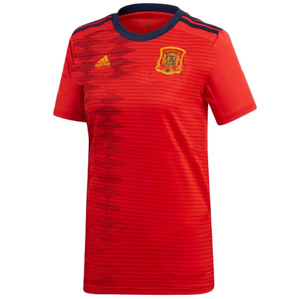 Camiseta España 1ª Kit Mujer 2019 Rojo